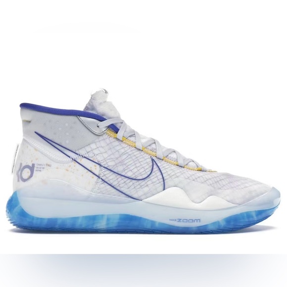 Nike Other - Nike KD 12 Warriors Home White/Blue size 14 MEN’S BASKETBALL SHOES